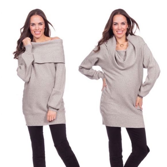 Seraphine Dresses & Skirts - Seraphine Fold Over Knitted Tunic/Dress